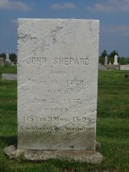 John Shpherd's grave